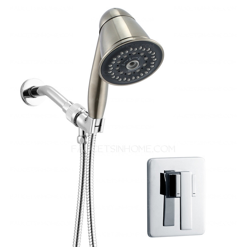 Modern Pressurized Concealed Wall Mount Shower Faucet