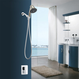 Modern Pressurized Concealed Wall Mount Shower Faucet