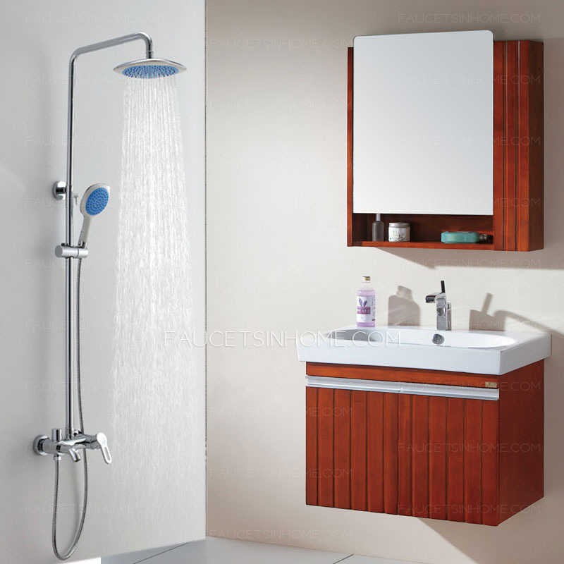 Modern Copper Elevating Pipe Self Clean Function Shower Faucet