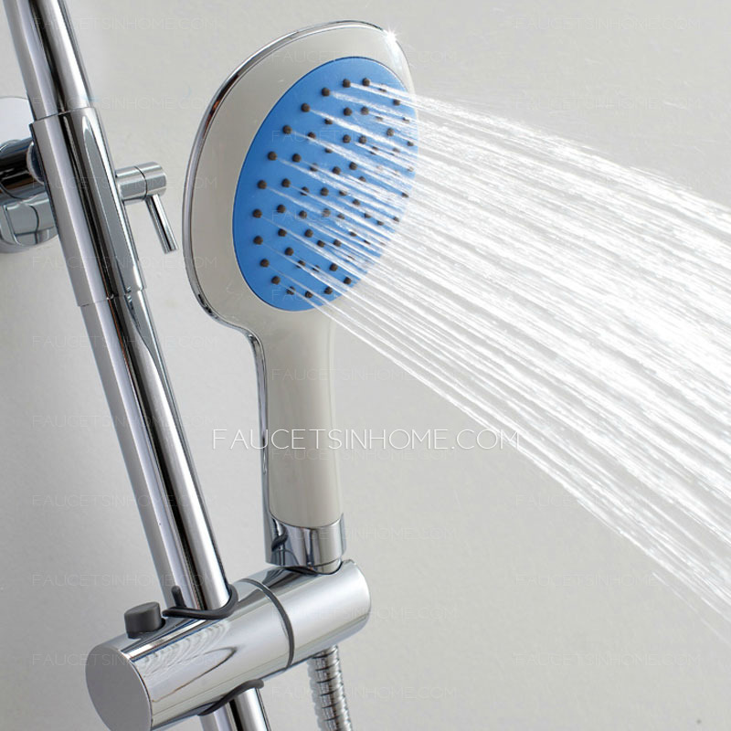 Modern Copper Elevating Pipe Self Clean Function Shower Faucet