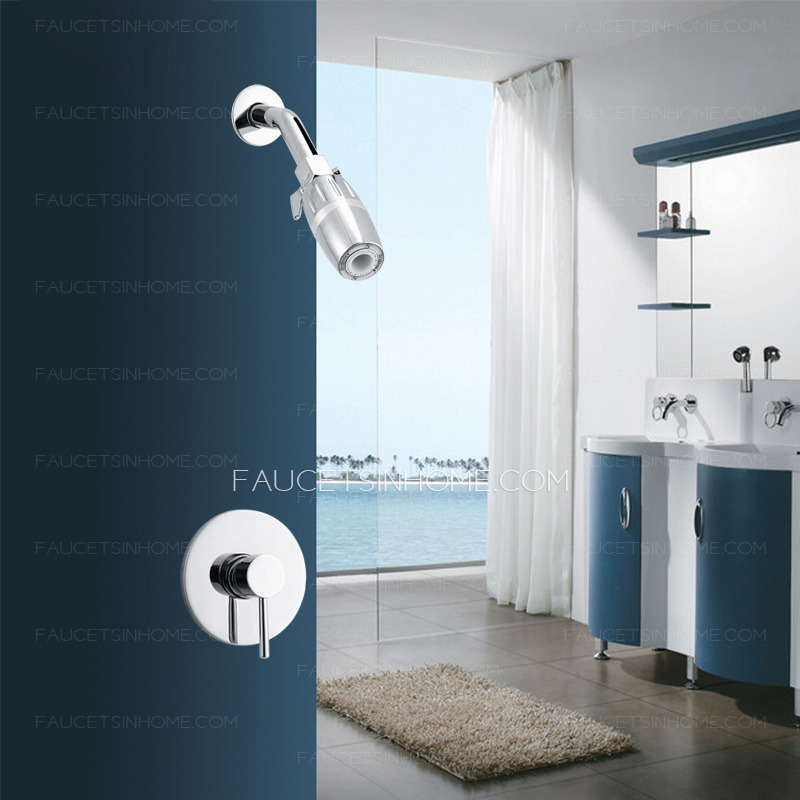 Discount Square Shape Spout Shower Faucet For Concealed Mount