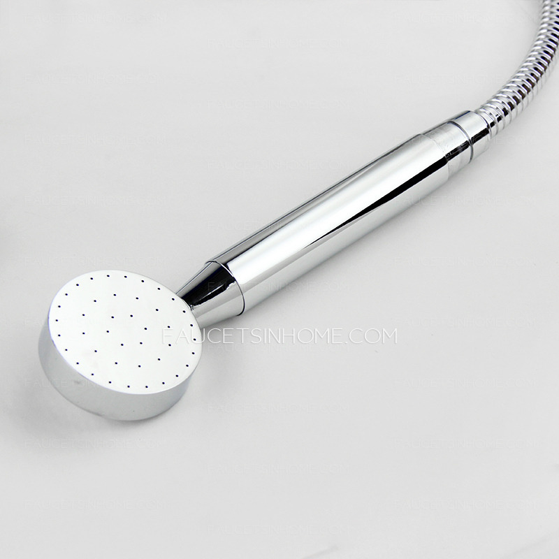 Modern Two Handle Freestanding Bathtub Shower Faucet