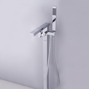 Fashion Seven Shaped Freestanding Bathtub Shower Faucet