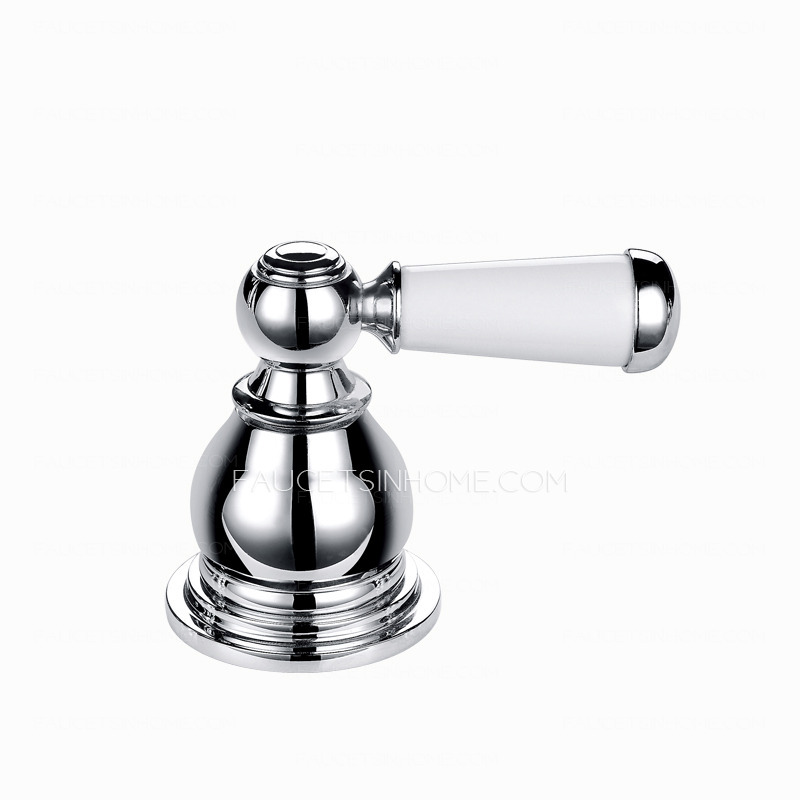 Antique Silver Five Set Sidespray Bathtub Shower Faucet