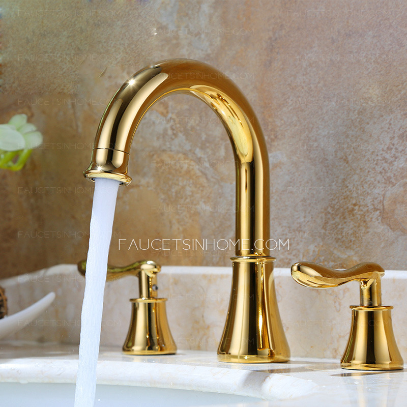 Antique Brass Bullet Shaped Bathroom Faucet