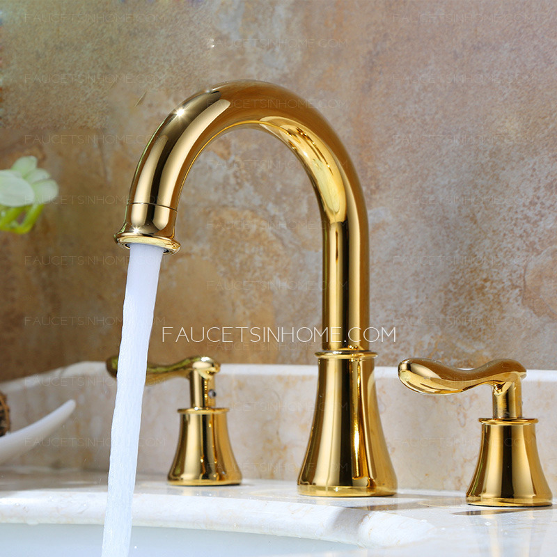 Antique Brass Bullet Shaped Bathroom Faucet