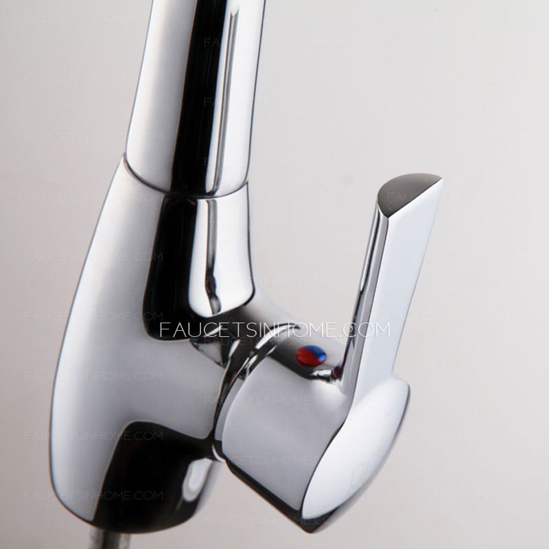 Best Sleek Seven Shaped Rotatable Bathroom Sink Faucet