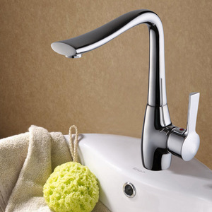 Best Sleek Seven Shaped Rotatable Bathroom Sink Faucet