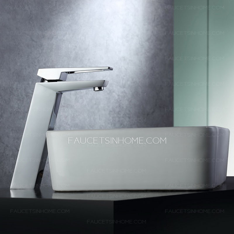 Modern Sloped Olecranon style Cool Bathroom Sink Faucet