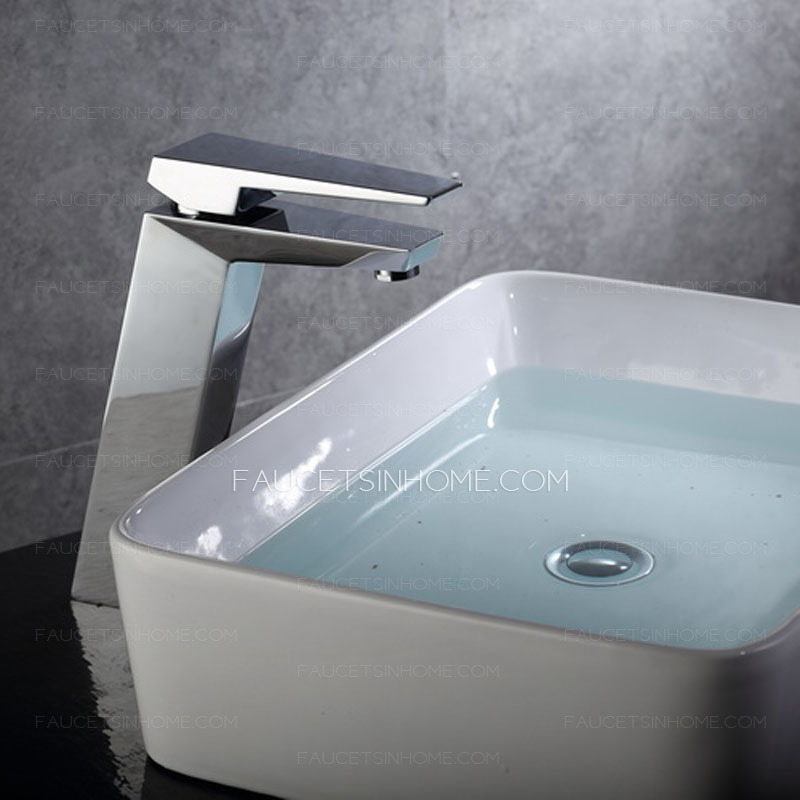 Modern Sloped Olecranon style Cool Bathroom Sink Faucet