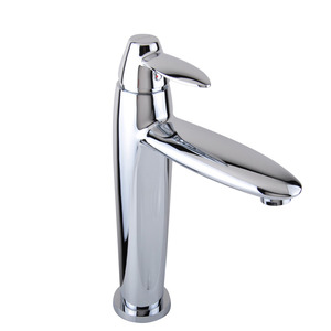 Hign End Chrome Tall Radian Bathroom Vessel Sink Faucet