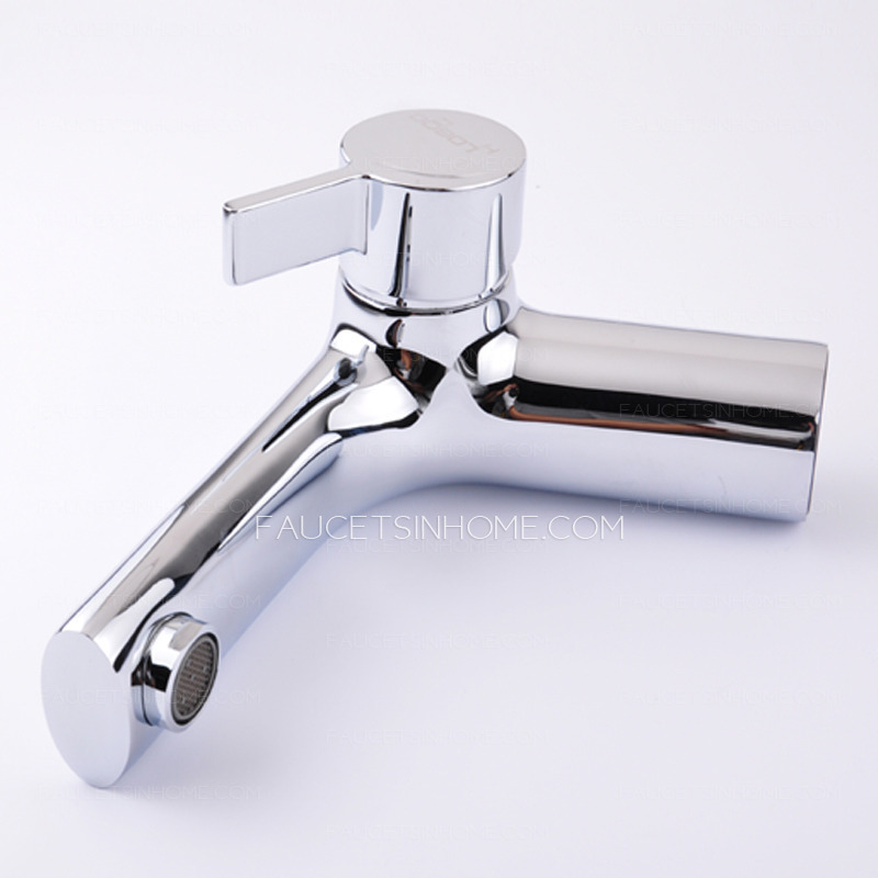 High End Copper Rotatable Side Handle Radian Cool Bathroom Faucet