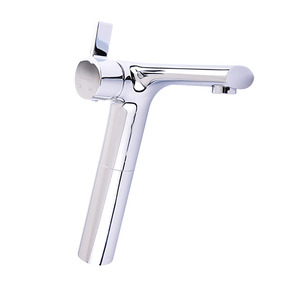 Modern Vertical Designed Rotatable Side Handle Cool Bathroom Faucet