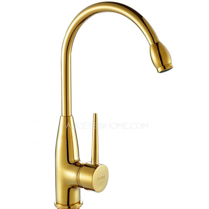 single hole kitchen faucet