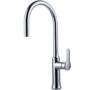 Modern High Arc Designed Pullout Spray Kitchen Faucet