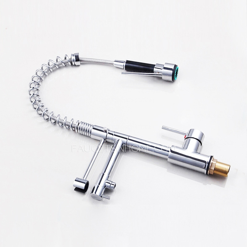 Designed Pullout Spring Kitchen Faucet With Spray Gun