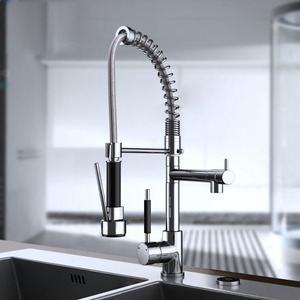 Designed Pullout Spring Kitchen Faucet With Spray Gun