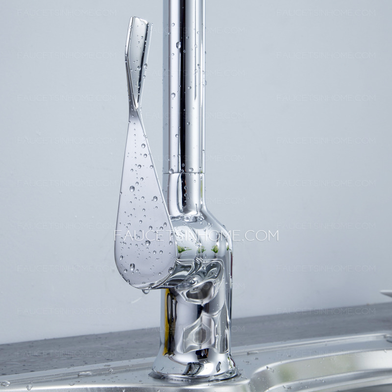 Designed Pullout Rotatable Spring Pipe Kitchen Faucet