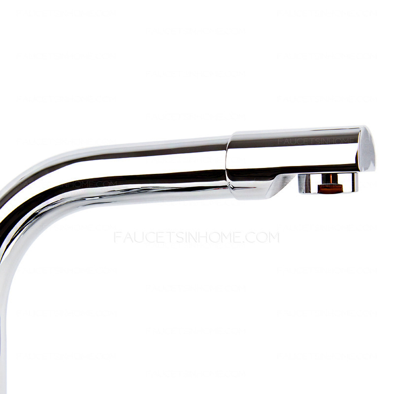 Designed Two Hole Wall Mount Rotatable Handles Kitchen Faucet