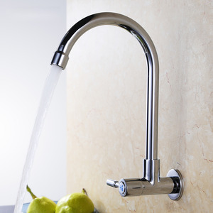 Wholesale Wall Mount Kitchen Faucet Cold Water Only