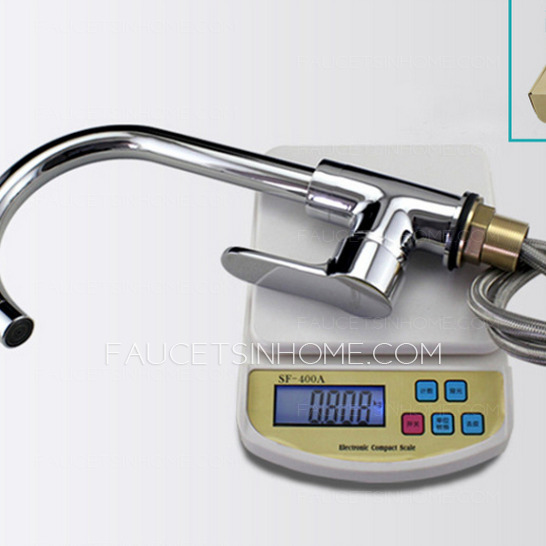 Cheap Full Rotatable One Hole Kitchen Sink Faucet