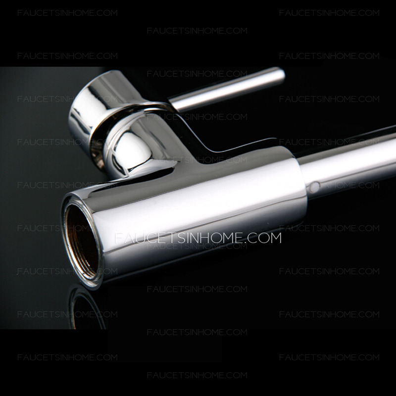 Modern Heightening Dual Rotatable Bathroom Sink Faucet