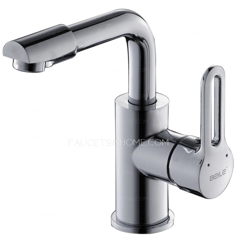Professional Bathroom Faucet With Hollow Single Handle