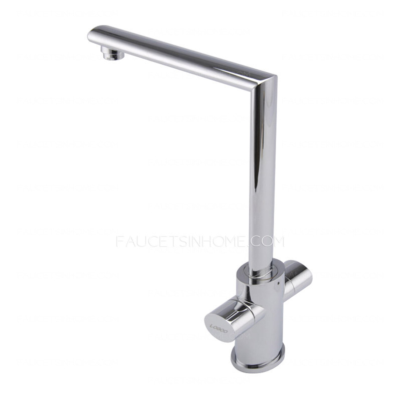 Modern Vertical Shaped Rotatable Heighten Kitchen Faucet