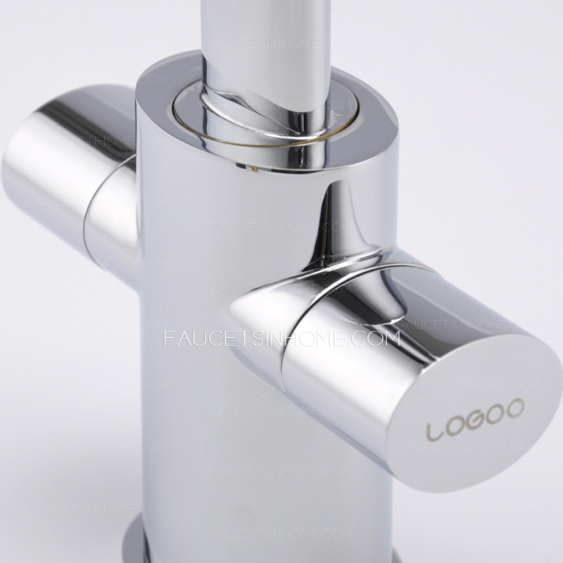 Modern Vertical Shaped Rotatable Heighten Kitchen Faucet