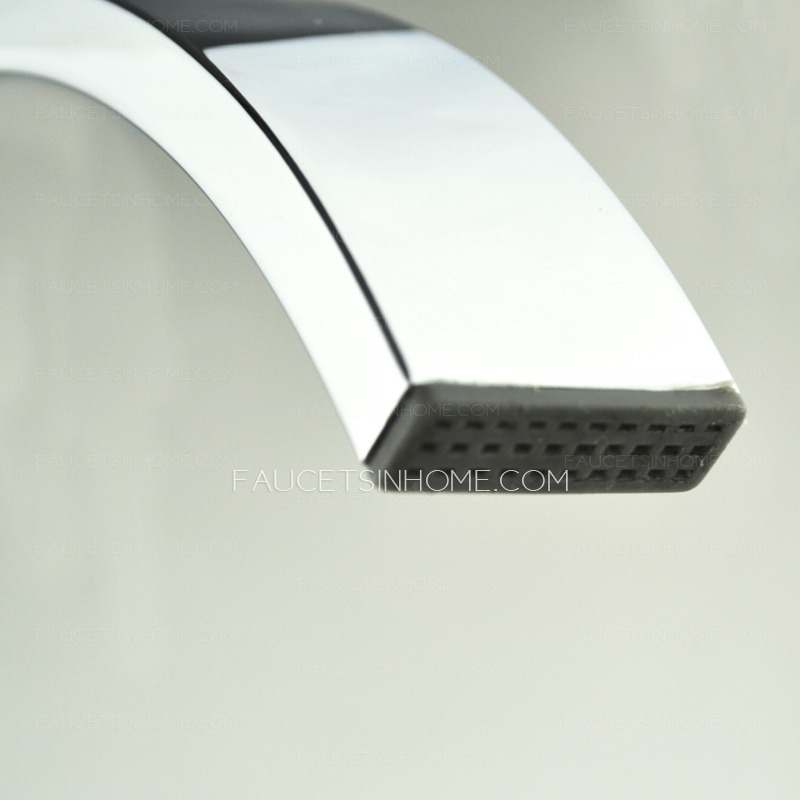 High End Waterfall Single Handle Gooseneck Kitchen Faucets