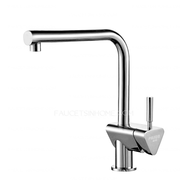 Modern Rotatable Copper Seven Shaped Kitchen Sink Faucet