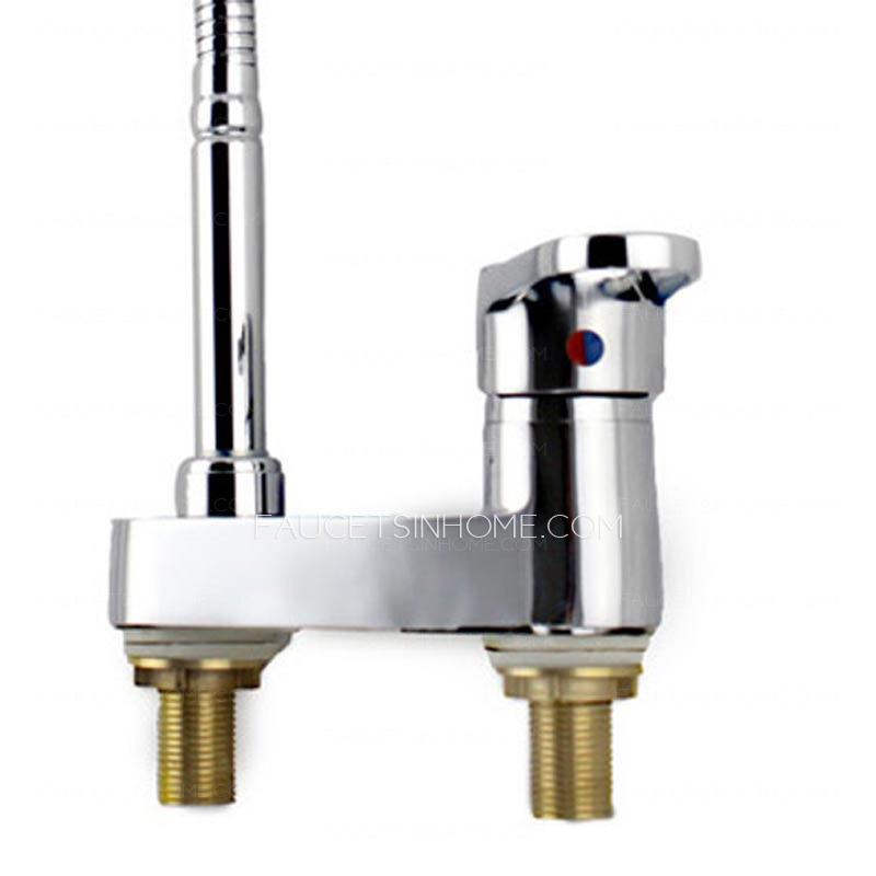 Discount Full Rotatable Two Holes Cheap Kitchen Faucet