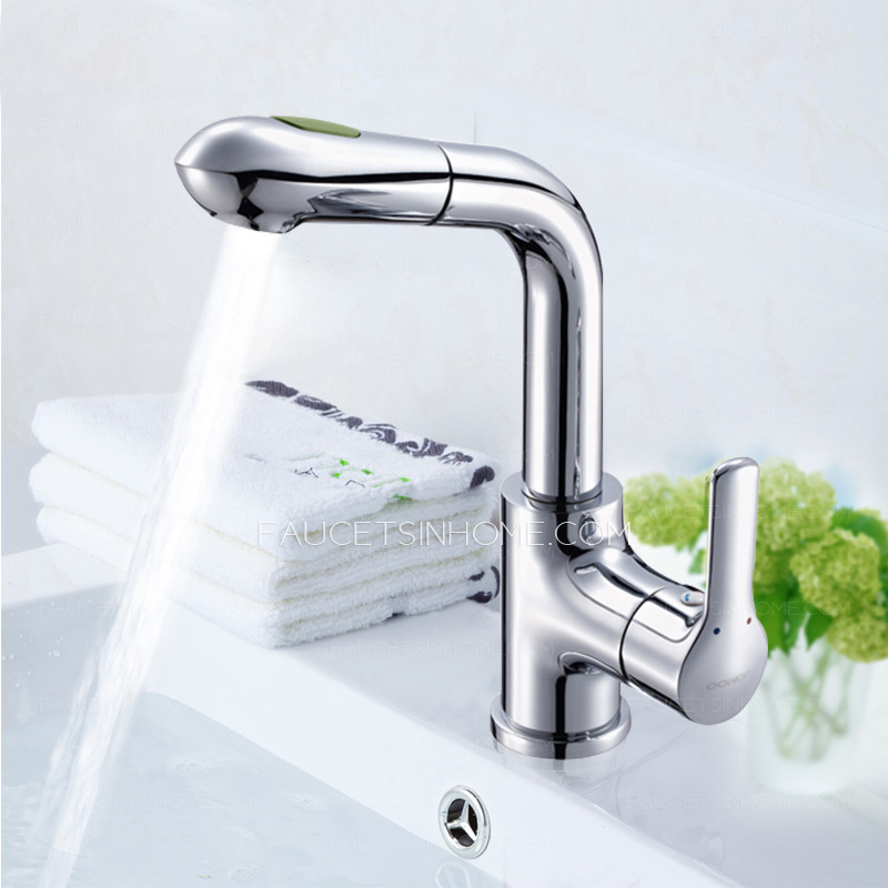 Best Pullout Spray One Hole Single Handle Bathroom Faucet