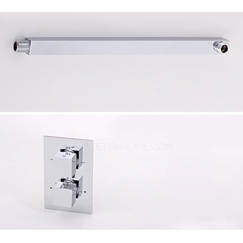 High End Thermostatic Waterfall Concealed Shower Faucet System