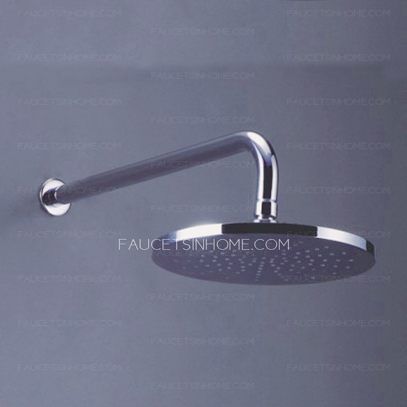 Simple Concealed Wall Mount Top Rain Shower Faucet 