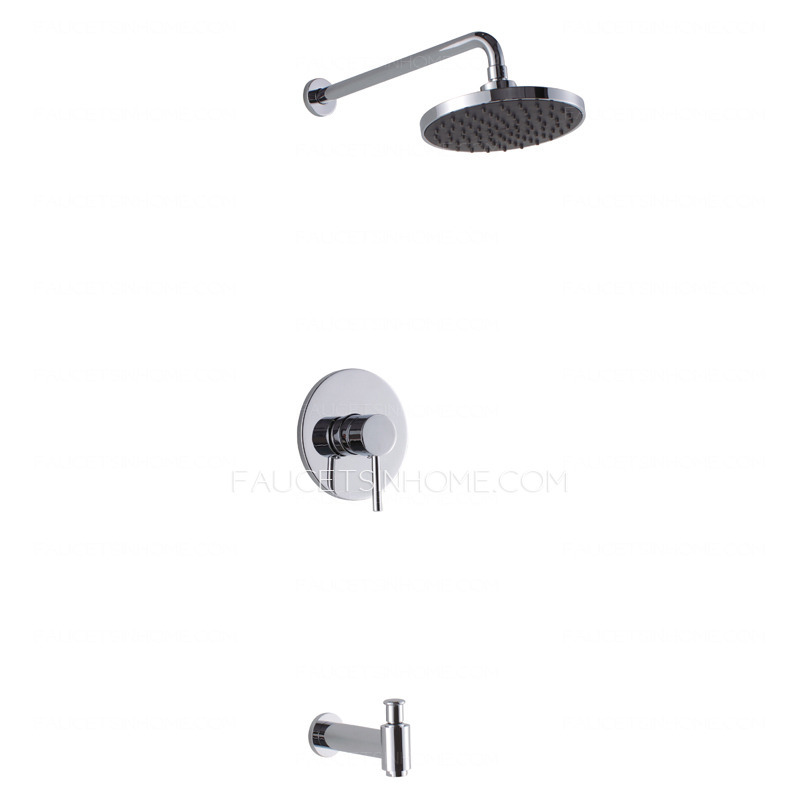 Modern Hanging Concealed Wall Mount Shower Faucet System