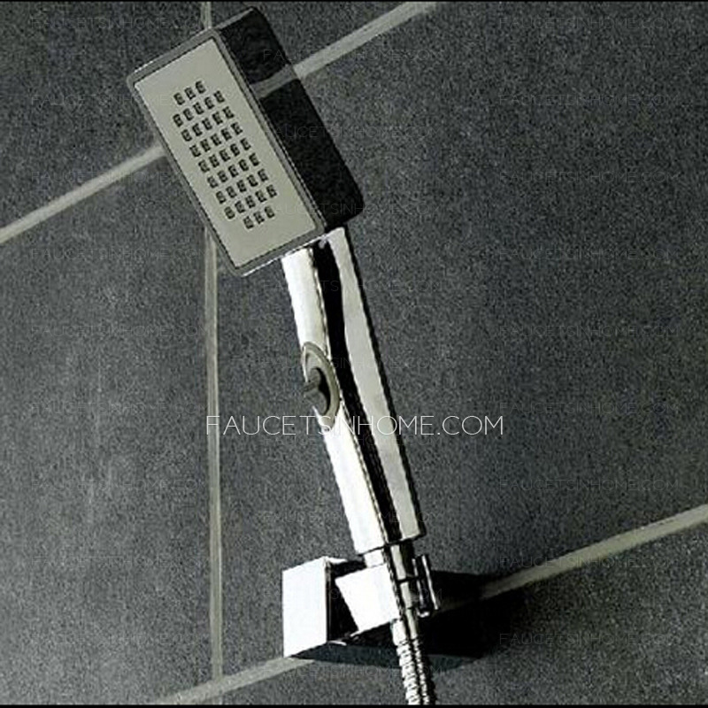 Simple Concealed Wall Mount Hotel Bathroom Shower Faucet