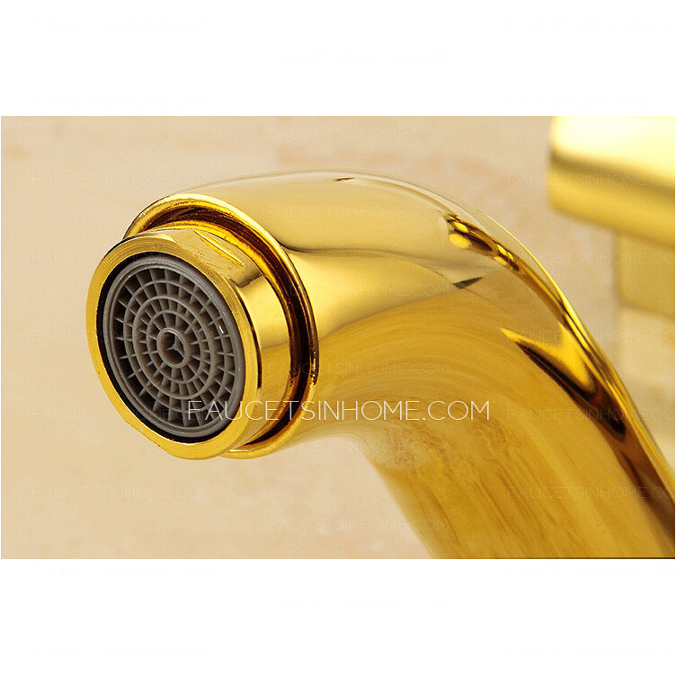 Vitange Gold Crystal Handle Shower Bathroom Faucet System