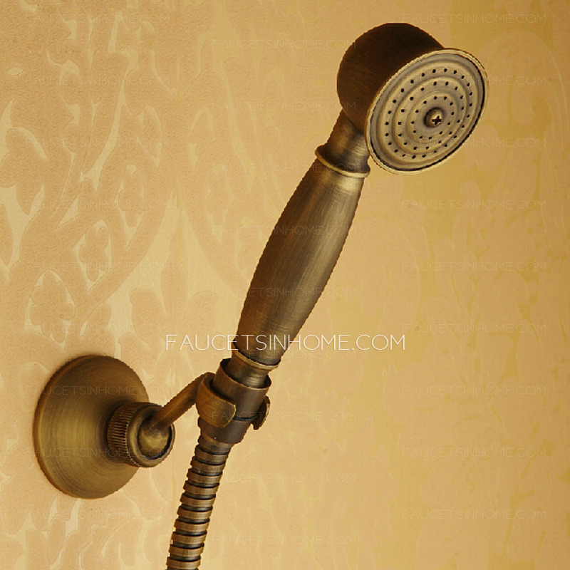 Simple Hand Shower Faucet Brushed Antique Copper