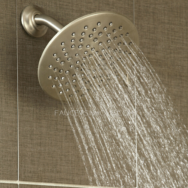 High End Brushed Nickel Bathroom Shower Faucet System