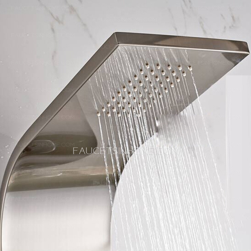 High End Stainless Steel Shower Screen Faucet System