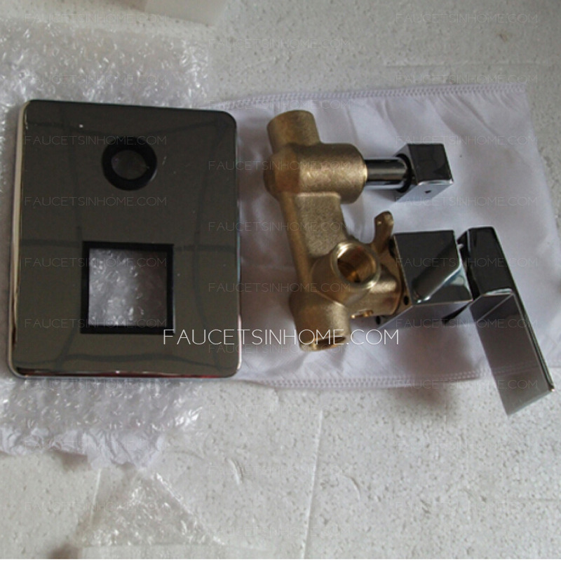 Modern Super Top Shower Faucet System Stainless Steel