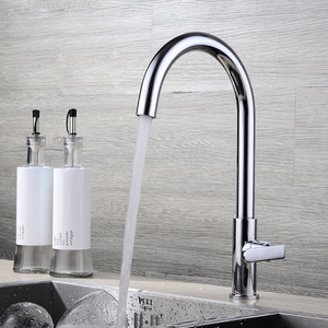 Simple Cold Water Copper Kitchen Sink Faucet On Sale