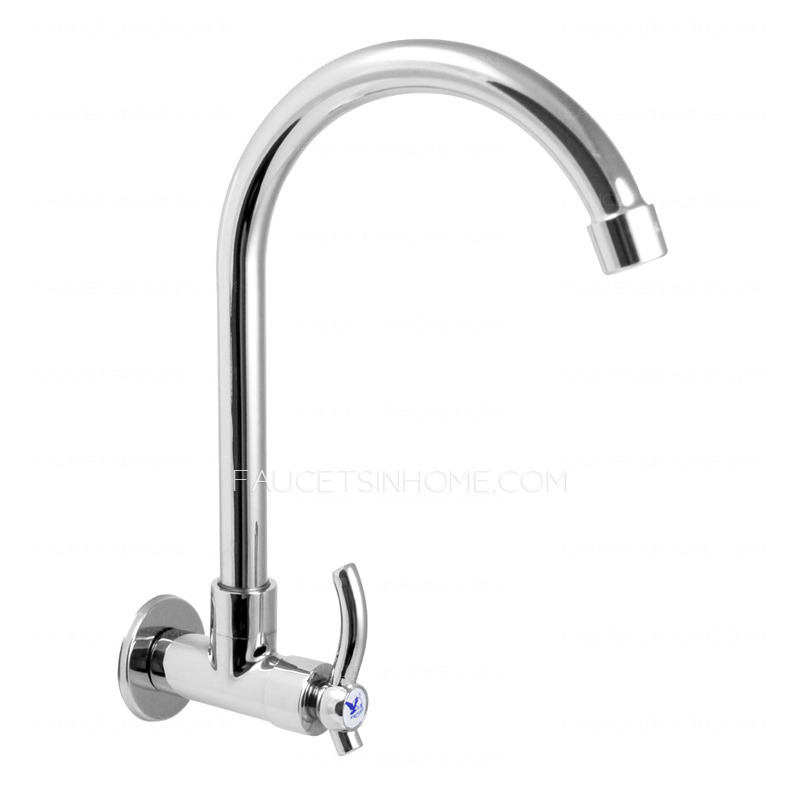 Cheap Cold Water Only Wall Mount Kitchen Sink Faucet Sale