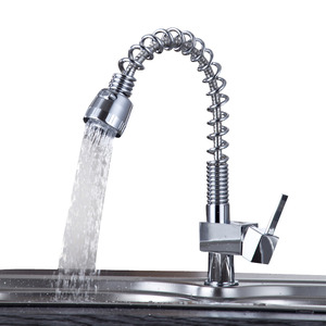 Hot Sale Spring Pipe Rotatable Single Handle Kitchen Faucet