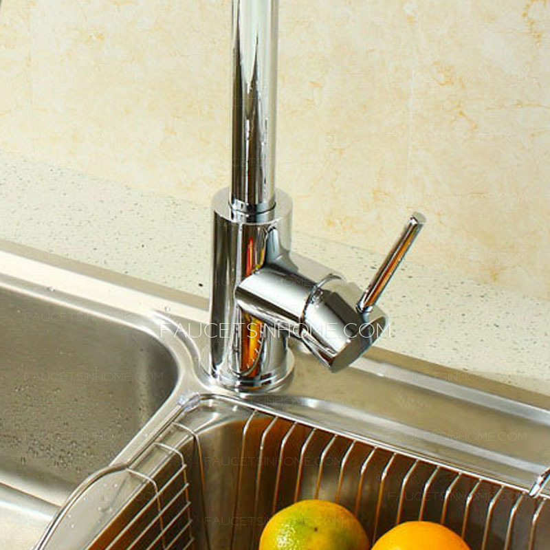 Professional Copper Single Handle Kitchen Faucets Pull Out Spray