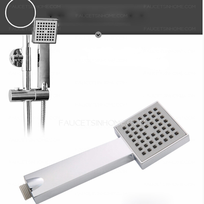 High End Square Shaped Bluetooth Music Shower Faucet System