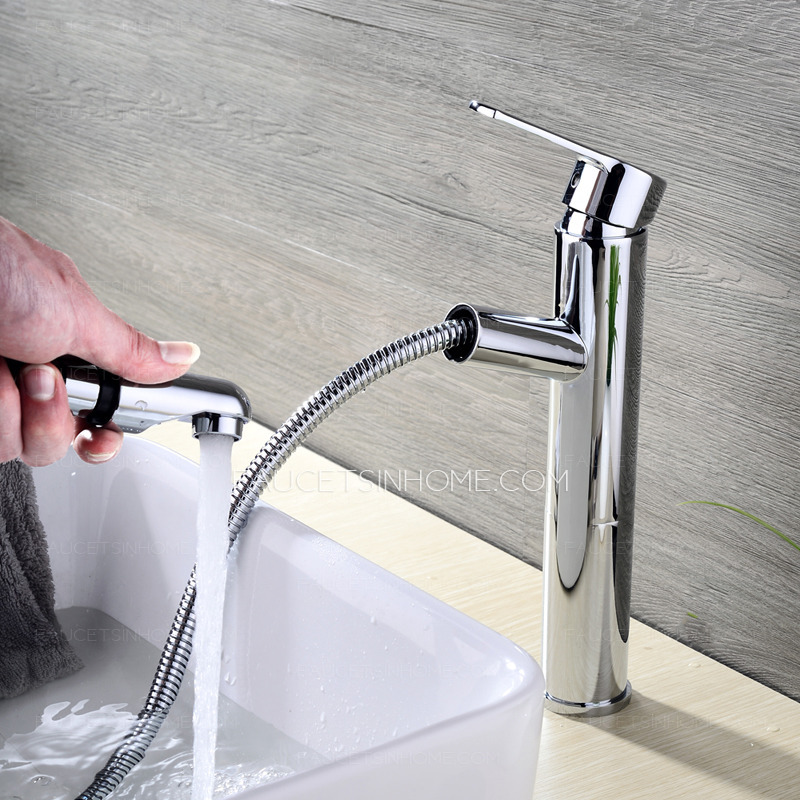 Professional Pull Out Spray Sink Faucet For Bathroom Sale