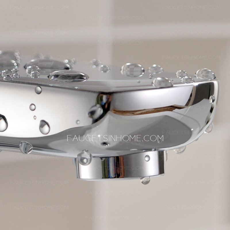 Best Single Handle Chrome Copper Deck Mount Bathroom Sink Faucet