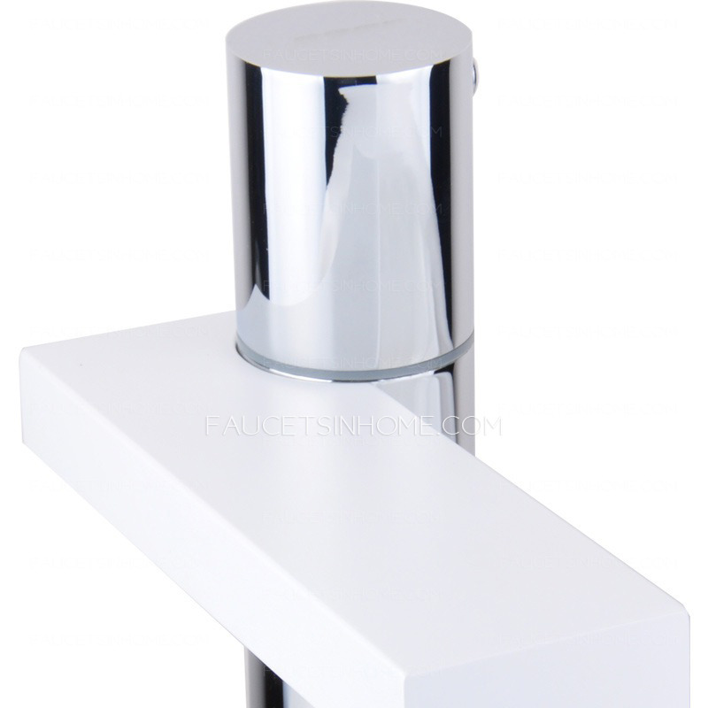 Chic Designed Copper Chrome Bathroom Faucet Single Hole